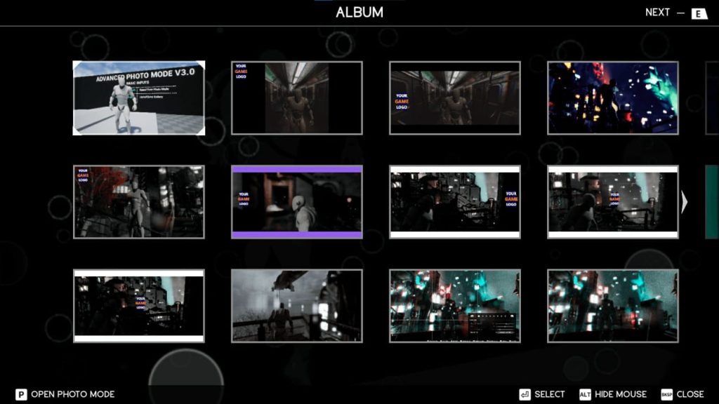 图片[4]1Li-Digital Art Education【UE资源】捕捉游戏精彩时刻蓝图系统-Advanced Photo Mode1Li-Digital Art Education1Li