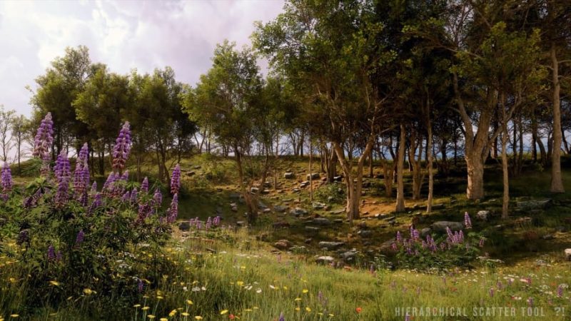 【UE资源】层次散布工具-Hierarchical Scatter Tool1Li-Digital Art Education1Li