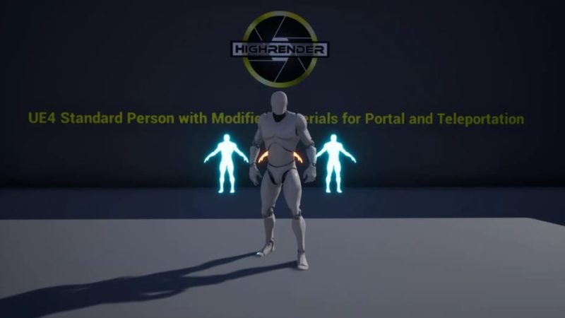 【UE资源】瞬间移动和传送门-Teleportation and Portal1Li-Digital Art Education1Li