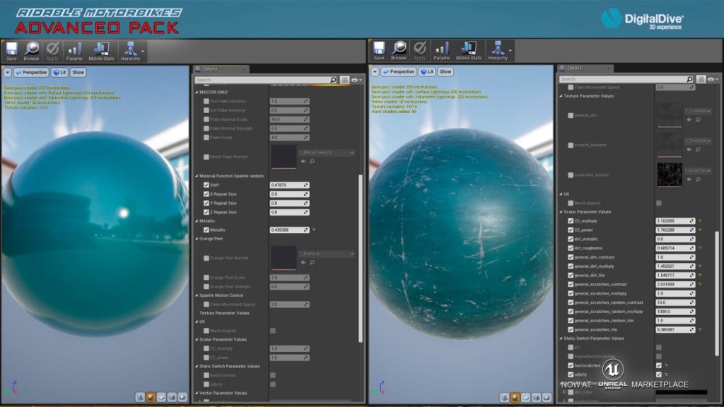 图片[2]1Li-Digital Art Education【UE资源】交互摩托车资源包-Ridable MotorBikes: Multiplayer Advanced Pack - 3 Bikes - damage & animations1Li-Digital Art Education1Li