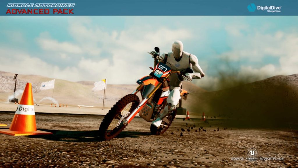 图片[1]1Li-Digital Art Education【UE资源】交互摩托车资源包-Ridable MotorBikes: Multiplayer Advanced Pack - 3 Bikes - damage & animations1Li-Digital Art Education1Li