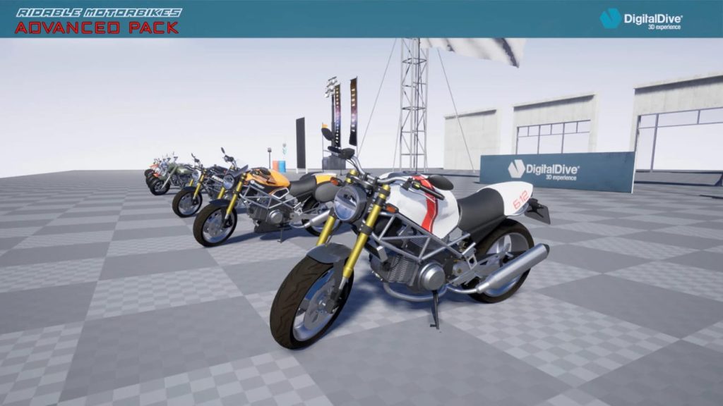 图片[8]1Li-Digital Art Education【UE资源】交互摩托车资源包-Ridable MotorBikes: Multiplayer Advanced Pack - 3 Bikes - damage & animations1Li-Digital Art Education1Li