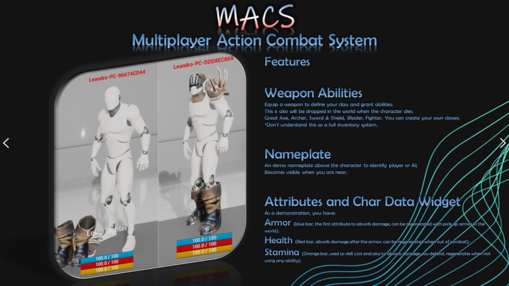 图片[3]1Li-Digital Art Education【UE资源】多人动作战斗系统（MACS）-Multiplayer Action Combat System (MACS)1Li-Digital Art Education1Li