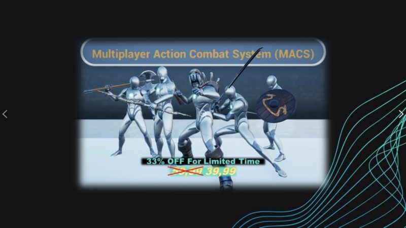 【UE资源】多人动作战斗系统（MACS）-Multiplayer Action Combat System (MACS)1Li-Digital Art Education1Li