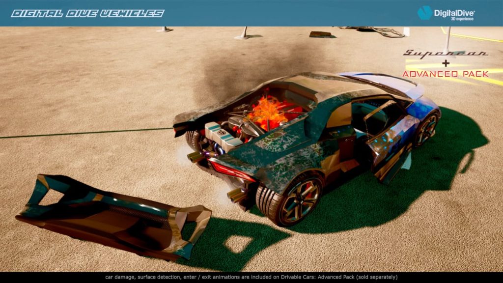 图片[3]1Li-Digital Art Education【UE资源】可交互驾驶的跑车-Drivable Cars: Supercar1Li-Digital Art Education1Li