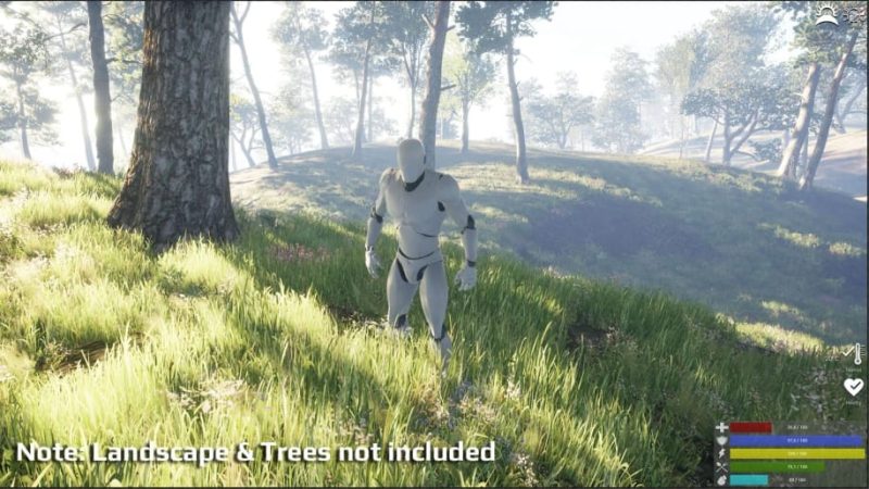 【UE资源】生存属性系统蓝图-Survival Attribute system (Replicated)1Li-Digital Art Education1Li