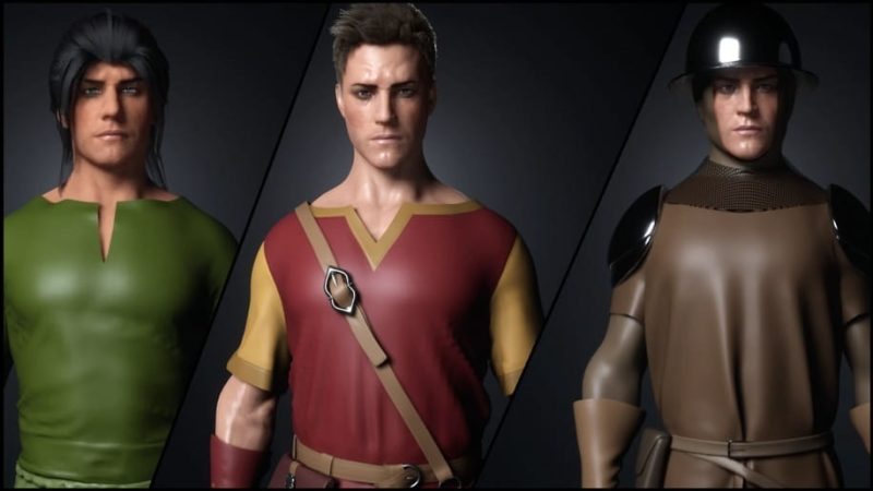 【UE资源】男性高级定制蓝图系统-Advance Male Customization1Li-Digital Art Education1Li