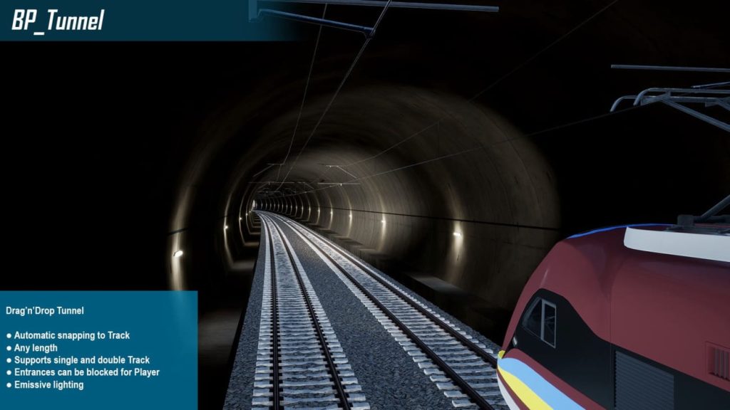 图片[2]1Li-Digital Art Education【UE资源】带列车的铁路系统-Railway System with IC Train1Li-Digital Art Education1Li