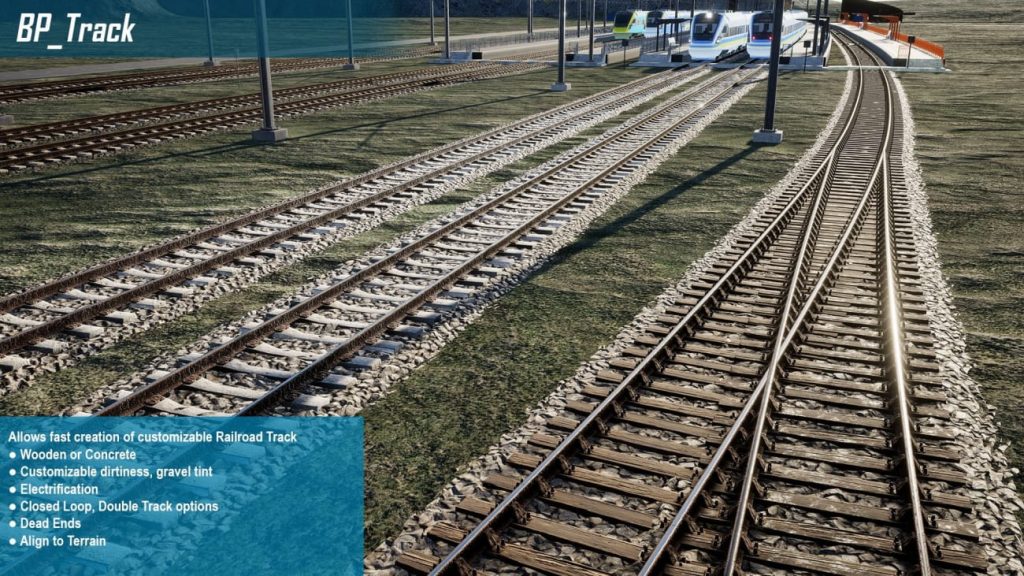 图片[5]1Li-Digital Art Education【UE资源】带列车的铁路系统-Railway System with IC Train1Li-Digital Art Education1Li