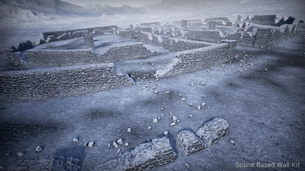 图片[4]1Li-Digital Art Education【UE资源】程序化样条曲线墙壁套件-Spline Based Wall Kit1Li-Digital Art Education1Li