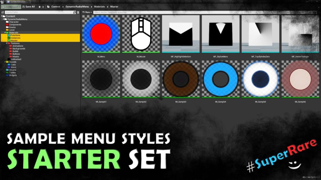 图片[8]1Li-Digital Art Education【UE资源】动态径向菜单模板-DYNAMIC RADIAL MENU X1Li-Digital Art Education1Li