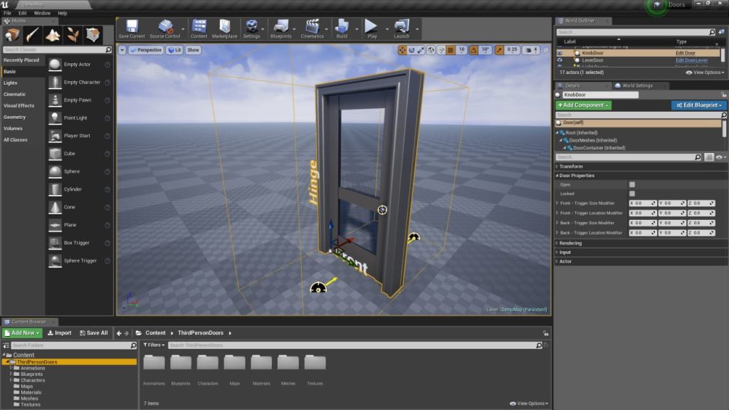 图片[5]1Li-Digital Art Education【UE资源】蓝图交互门-Third Person Doors with Blueprints1Li-Digital Art Education1Li