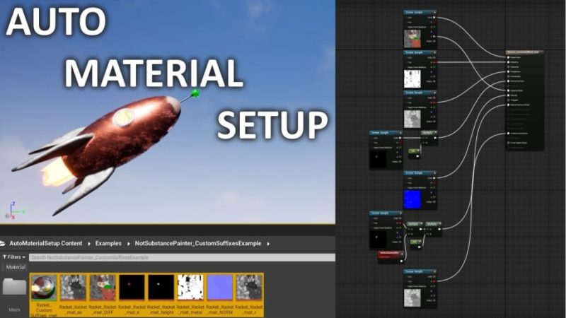 【UE资源】自动材质设置-Auto Material Setup1Li-Digital Art Education1Li
