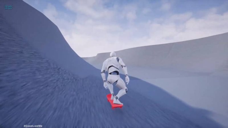 【UE资源】滑板系统-Basic Skateboard Riding System1Li-Digital Art Education1Li