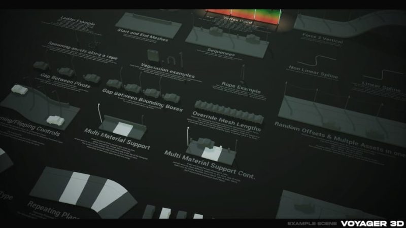 【UE资源】参数化模型生成系统-Spline+1Li-Digital Art Education1Li