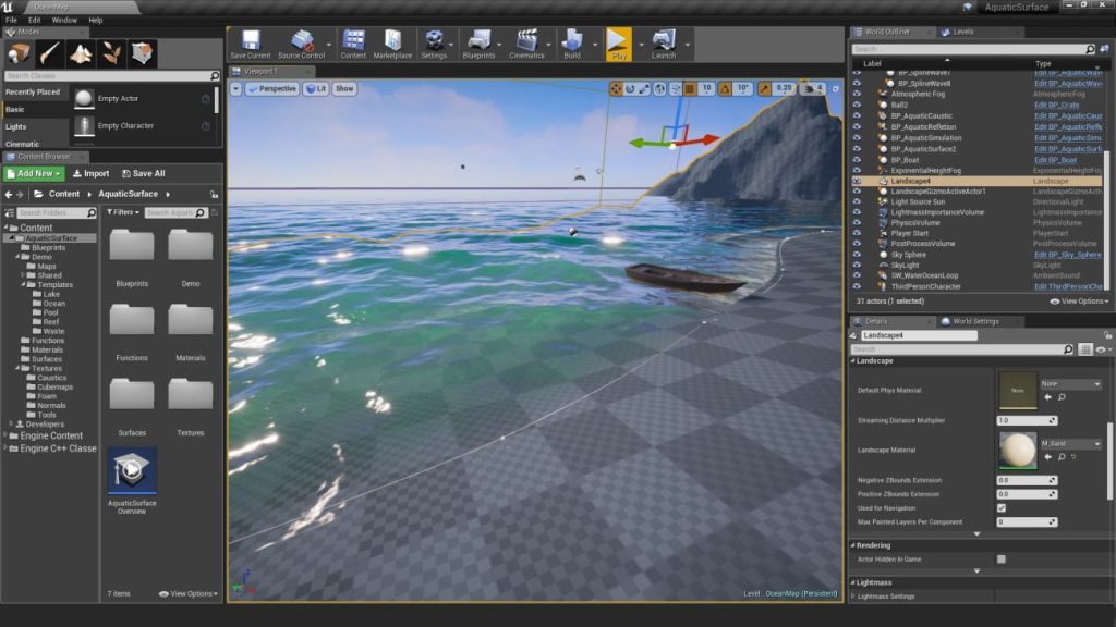 图片[8]1Li-Digital Art Education【UE资源】真实水面系统-Aquatic Surface1Li-Digital Art Education1Li