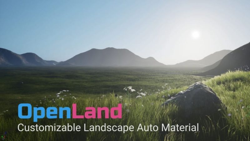 【UE资源】环境自动材质-OpenLand - Customizable Landscape Auto Material1Li-Digital Art Education1Li