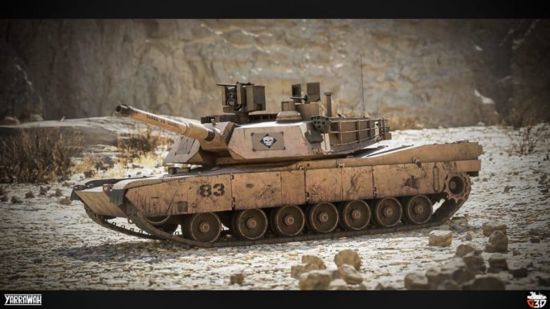 【UE资源】坦克蓝图系统-M1A2 Abrams - Advanced Tank Blueprint1Li-Digital Art Education1Li