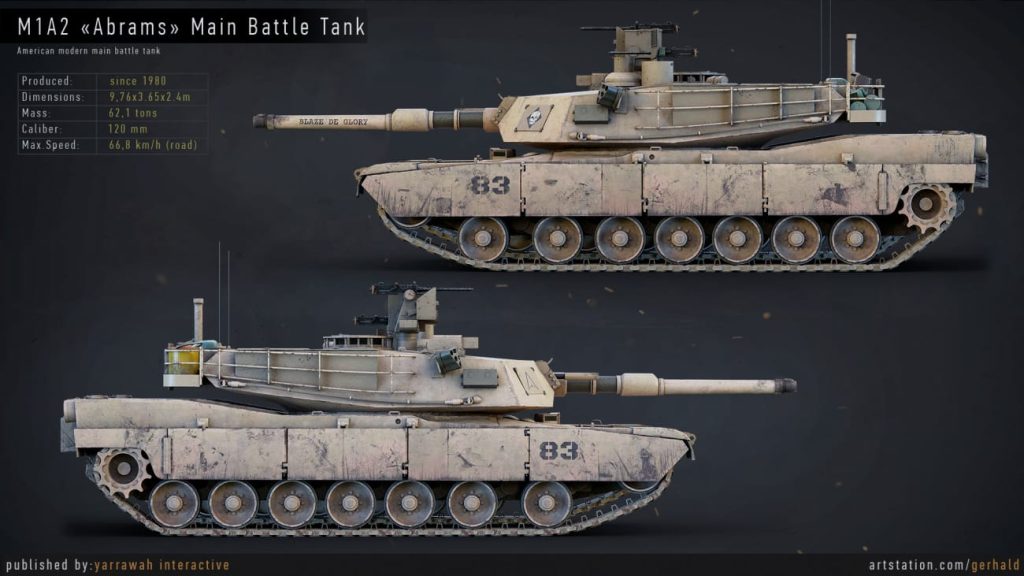 图片[1]1Li-Digital Art Education【UE资源】坦克蓝图系统-M1A2 Abrams - Advanced Tank Blueprint1Li-Digital Art Education1Li