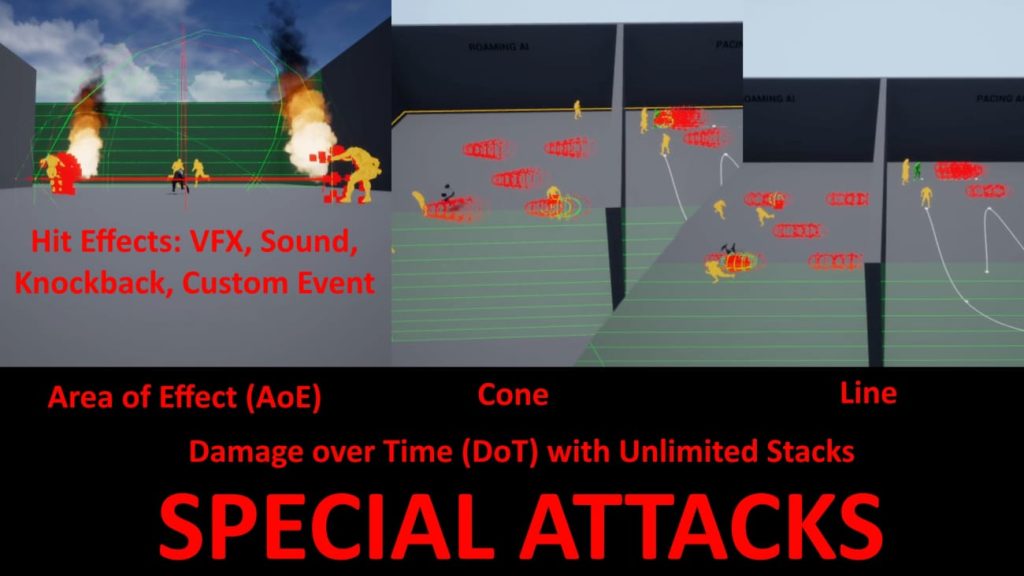 图片[2]1Li-Digital Art Education【UE资源】NPC AI战斗系统-Combat System AI Framework NPC Behaviors Enemy Animations Universal Monster UM1Li-Digital Art Education1Li