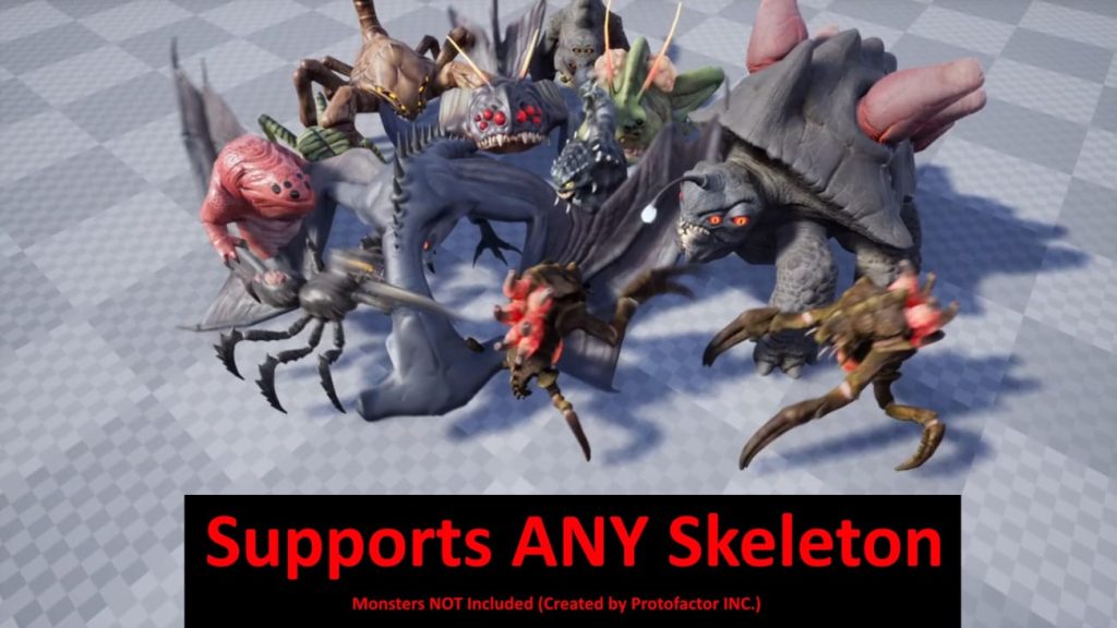 图片[1]1Li-Digital Art Education【UE资源】NPC AI战斗系统-Combat System AI Framework NPC Behaviors Enemy Animations Universal Monster UM1Li-Digital Art Education1Li