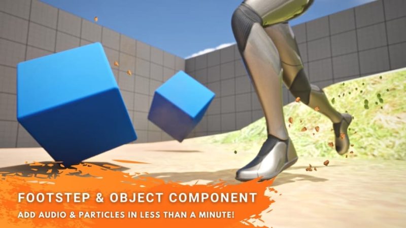 【UE资源】脚步声交互蓝图系统-Footstep Sound Component1Li-Digital Art Education1Li