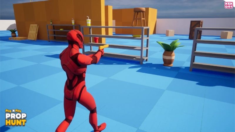 【UE资源】躲猫猫多人游戏模板-Prop Hunt - Multiplayer Blueprint Game Template - Hide and Seek - By Kekdot1Li-Digital Art Education1Li