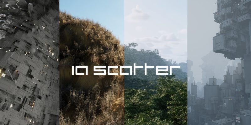 【UE资源】散布蓝图系统-ia scatter1Li-Digital Art Education1Li