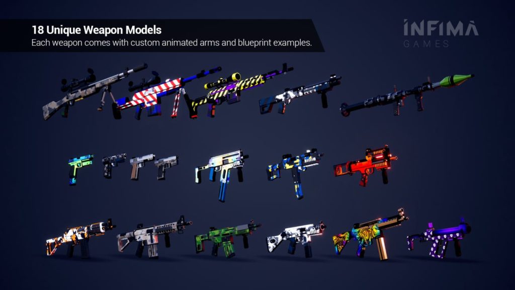 图片[1]1Li-Digital Art Education【UE资源】风格化射击游戏资源包V5.0-Low Poly Shooter Pack v5.01Li-Digital Art Education1Li