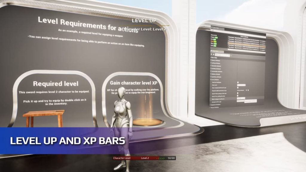 图片[5]1Li-Digital Art Education【UE资源】游戏角色属性系统-Hyper Skill Level Manager v21Li-Digital Art Education1Li