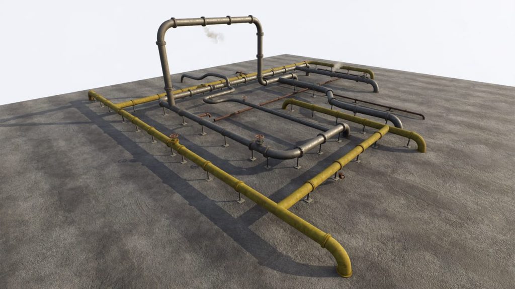 图片[3]1Li-Digital Art Education【UE资源】程序化管道系统-Pipe System Pack1Li-Digital Art Education1Li