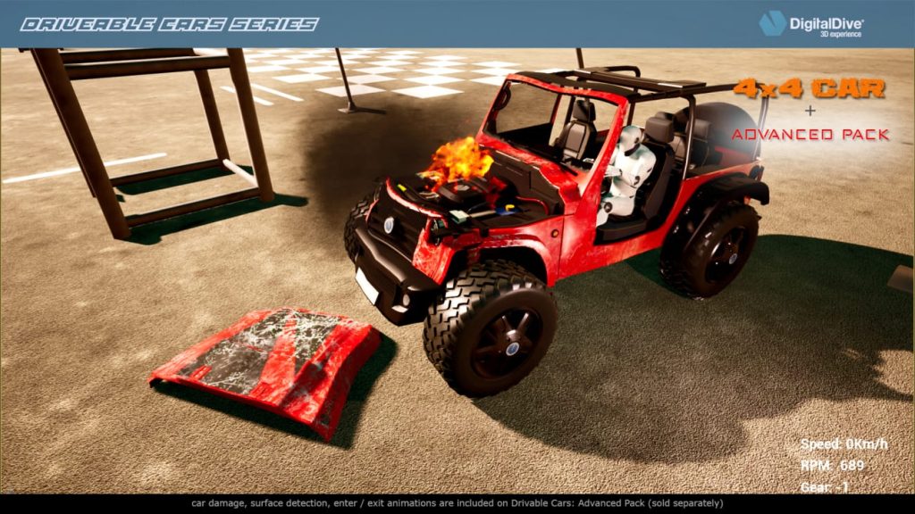 图片[17]1Li-Digital Art Education【UE资源】可驾驶的越野汽车-Drivable Cars: 4x4 Off Road Four Wheel Drive Car1Li-Digital Art Education1Li