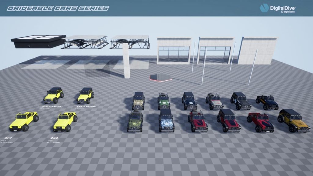 图片[8]1Li-Digital Art Education【UE资源】可驾驶的越野汽车-Drivable Cars: 4x4 Off Road Four Wheel Drive Car1Li-Digital Art Education1Li