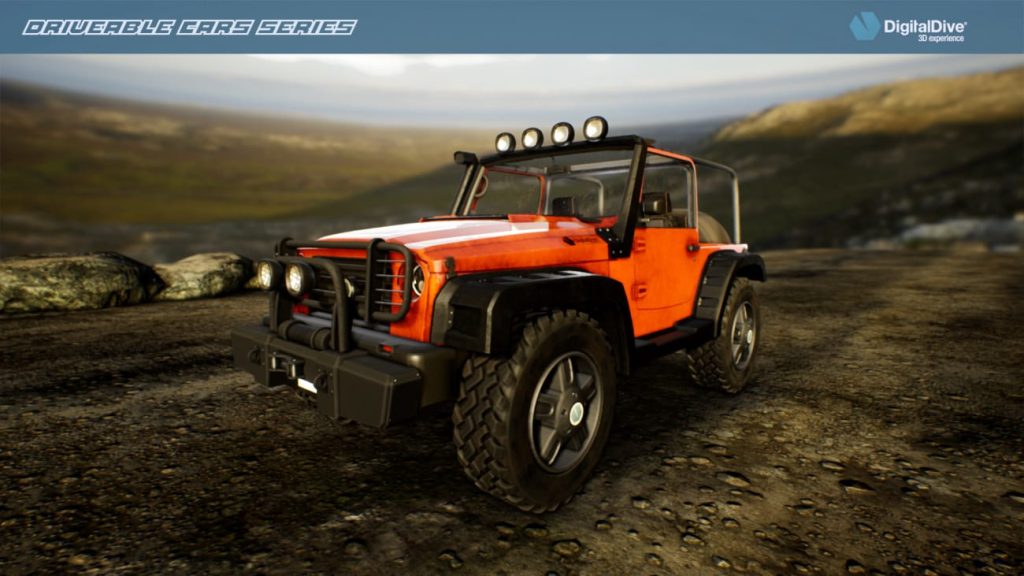 图片[2]1Li-Digital Art Education【UE资源】可驾驶的越野汽车-Drivable Cars: 4x4 Off Road Four Wheel Drive Car1Li-Digital Art Education1Li
