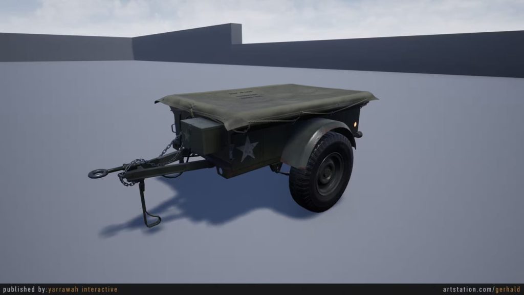 图片[2]1Li-Digital Art Education【UE资源】军用挂车M100-Military Trailer - M1001Li-Digital Art Education1Li