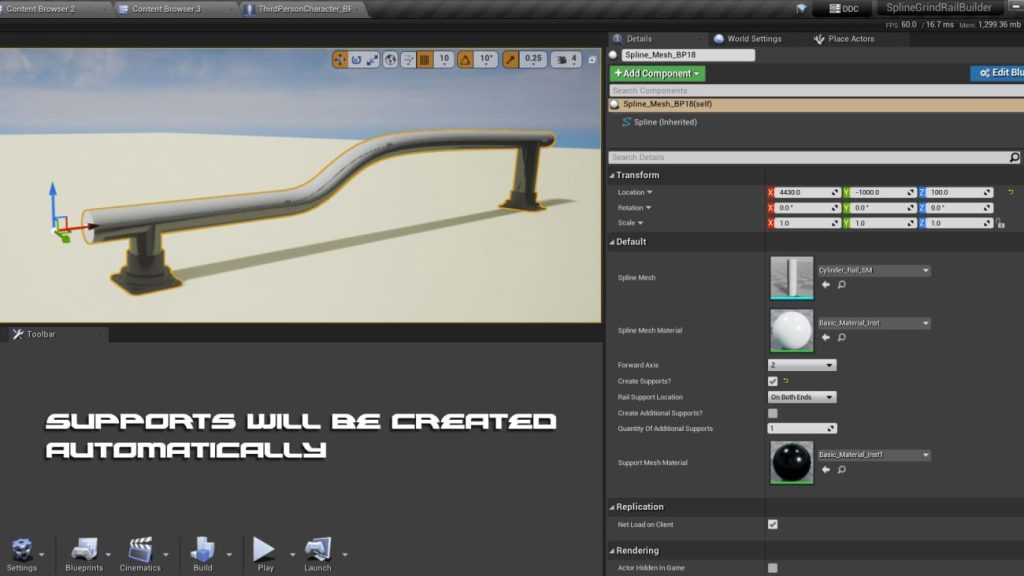 图片[4]1Li-Digital Art Education【UE资源】轨道移动生成器-Spline Grind Rail Builder1Li-Digital Art Education1Li