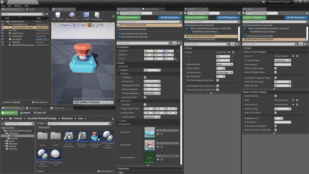 图片[9]1Li-Digital Art Education【UE资源】按钮交互蓝图包-Button Prototype Kit1Li-Digital Art Education1Li