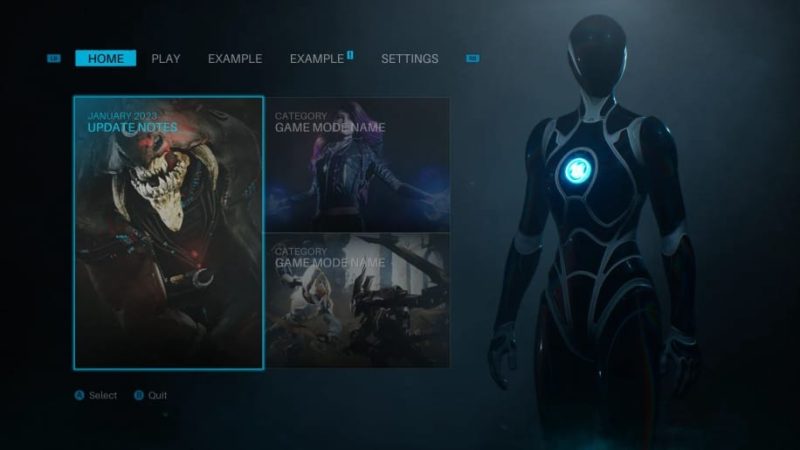 【UE资源】主菜单V3蓝色版-Pro Main Menu V3: Blue Edition1Li-Digital Art Education1Li