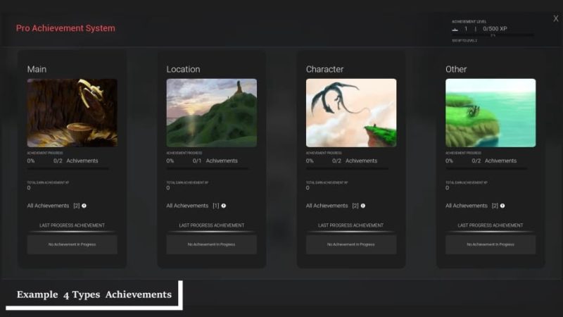 【UE资源】多人游戏经验成就系统-Multiplayer Pro Achievement System1Li-Digital Art Education1Li