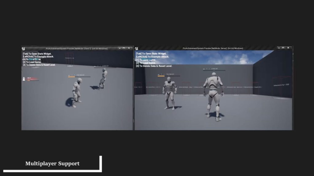 图片[3]1Li-Digital Art Education【UE资源】多人游戏经验成就系统-Multiplayer Pro Achievement System1Li-Digital Art Education1Li
