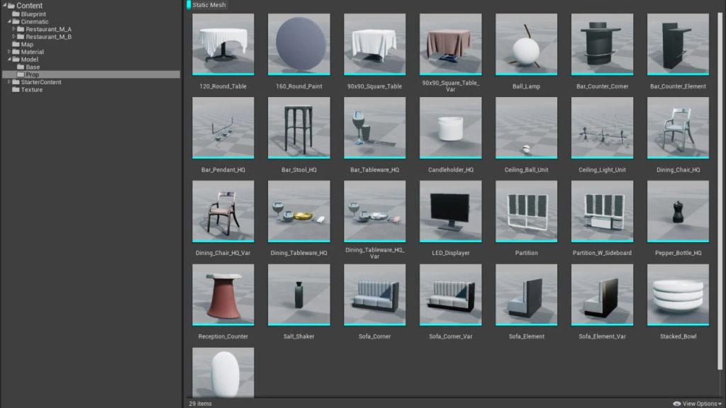 图片[6]1Li-Digital Art Education【UE资源】现代餐厅场景-Contemporary Restaurant1Li-Digital Art Education1Li