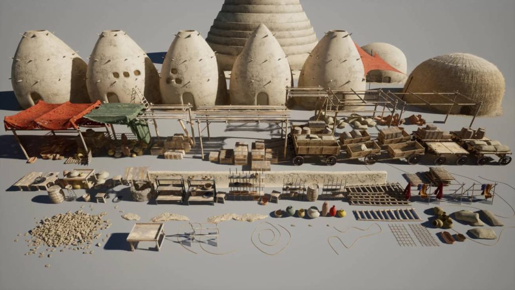 图片[7]1Li-Digital Art Education【UE资源】沙漠村庄场景-Desert Dome-Landscape1Li-Digital Art Education1Li