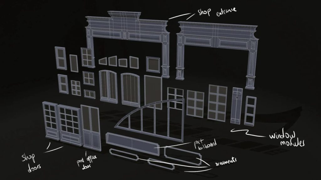 图片[3]1Li-Digital Art Education【UE资源】风格化模块城镇-TOWN - Modular Town - City1Li-Digital Art Education1Li