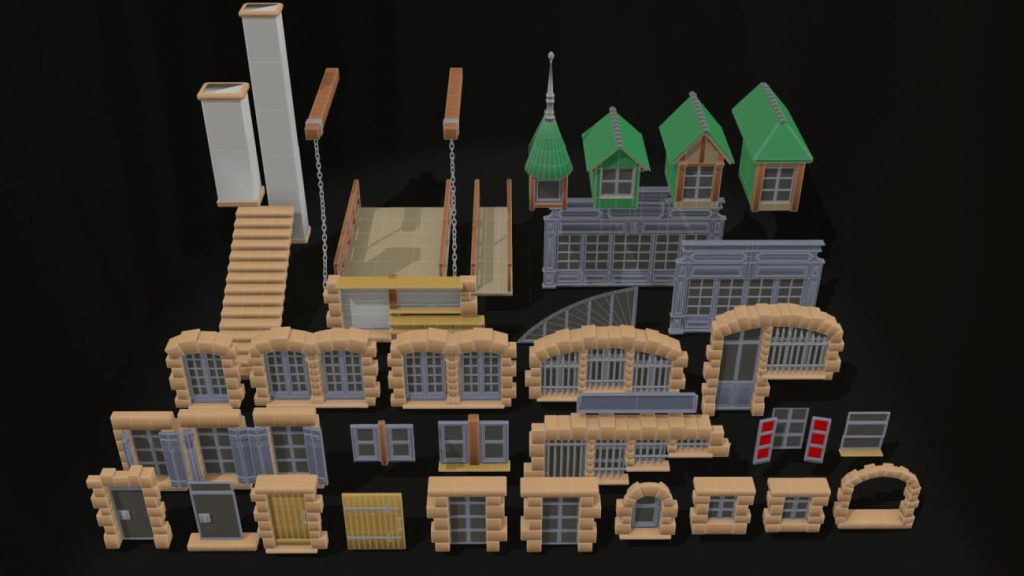 图片[4]1Li-Digital Art Education【UE资源】风格化模块城镇-TOWN - Modular Town - City1Li-Digital Art Education1Li