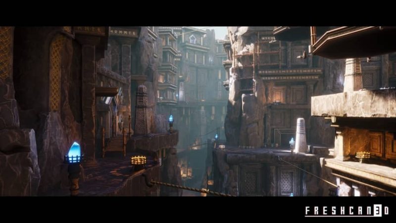 【UE资源】风格化古代洞穴遗址-Ancient Cave Ruins1Li-Digital Art Education1Li