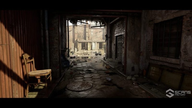 【UE资源】摄影测量门后院场景资源-[SCANS] Gate Backyard1Li-Digital Art Education1Li