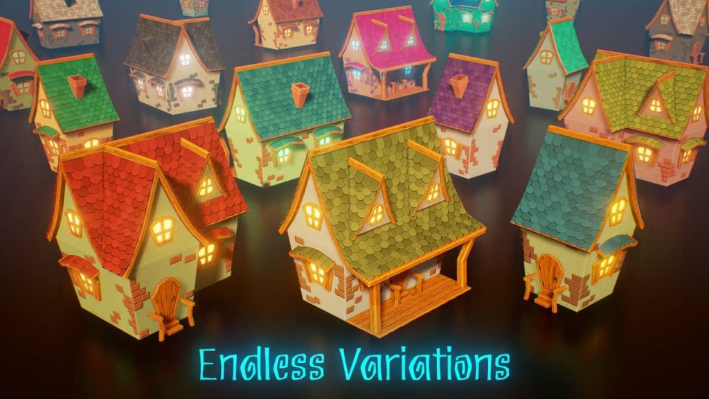 图片[4]1Li-Digital Art Education【UE资源】格林梦幻村庄风格化场景-Greenwood Fantasy Village1Li-Digital Art Education1Li