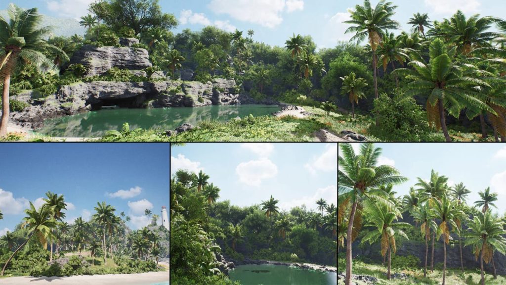 图片[2]1Li-Digital Art Education【UE资源】热带岛屿场景资源-Tropical Islands1Li-Digital Art Education1Li