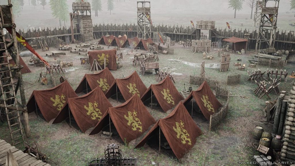 图片[4]1Li-Digital Art Education【UE资源】中世纪木制堡垒场景-Medieval Wooden Fort - Military War Camp - Palisade Wall Fence - Bandit camp1Li-Digital Art Education1Li