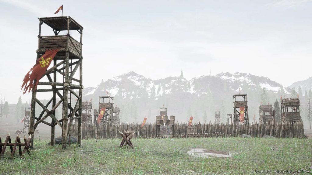 图片[5]1Li-Digital Art Education【UE资源】中世纪木制堡垒场景-Medieval Wooden Fort - Military War Camp - Palisade Wall Fence - Bandit camp1Li-Digital Art Education1Li